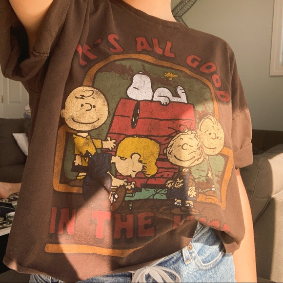Vintage Tops - ⭐️ Vintage Oversized Peanuts Boxy Tee